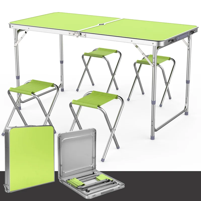 Наборы столов для пикника. Стол Green way складной 120х60х74см. Туристический стол трансформер с 4 стульями. Стол складной RF-zy02-1 со стульями для кемпинга ROCKFORCE /1. Складной стол чемодан Mifine с алюминиевыми стульями.