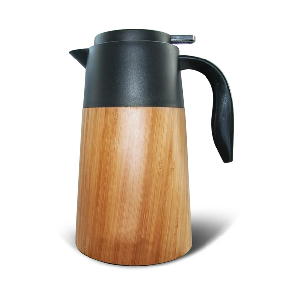

Bamboo thermal pot teapot Tea kettle Bamboo insulated water bottle