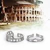 Hot amazon roman jewelry Korean high quality couple rings crown ring for women
