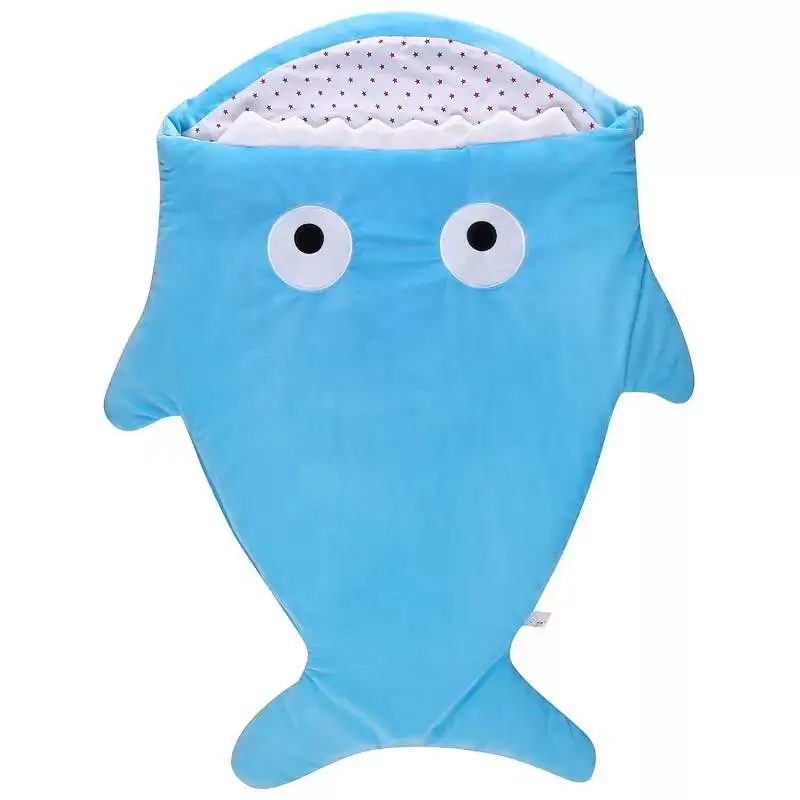 

Shark sleep sack warm blanket stroller bed swaddle wrap newborn baby sleeping bag, As picture