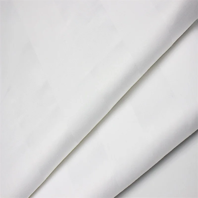 
cotton high quality white sateen plain bed sheet fabric 