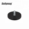 2 pcs 42lb/20kg Pull Force 2 1/2" 66x8mm N35 Neodymium POT MAGNET with RUBBER BASE