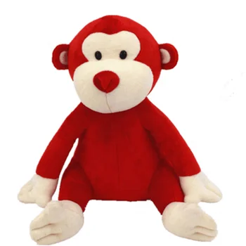 red monkey stuffed animal