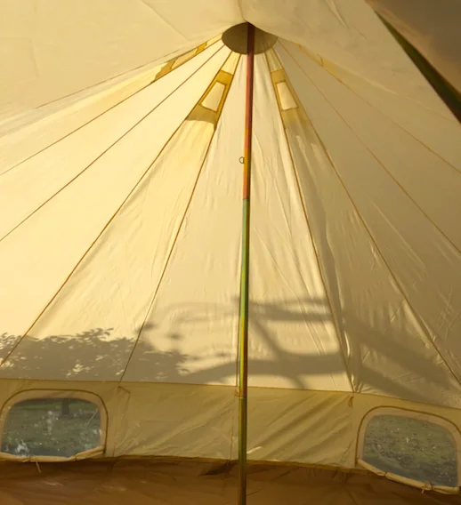 
Free shipping 4M 100% polyester canvas 900D oxford fabric bell tent 4m 