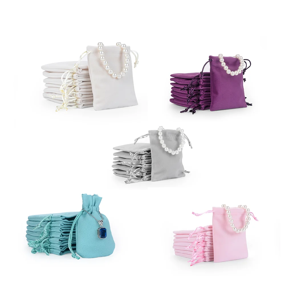 

Factory Directly jewelry pouch gift bags with ribbon handles price jewelry box