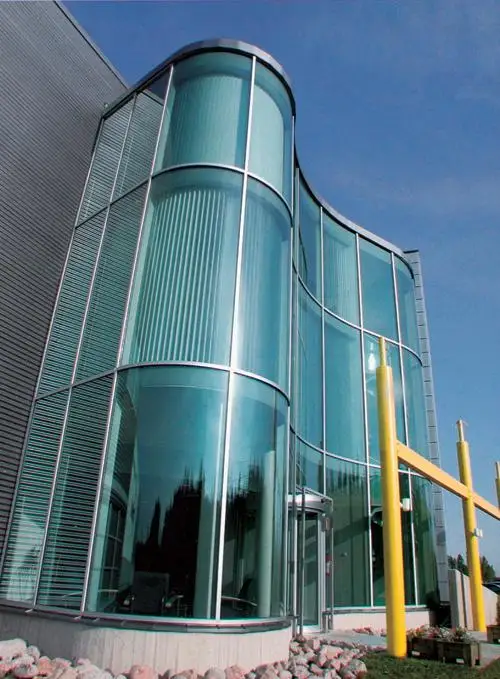 
Safety Curved Toughened Bent Tempered laminated glass in building 