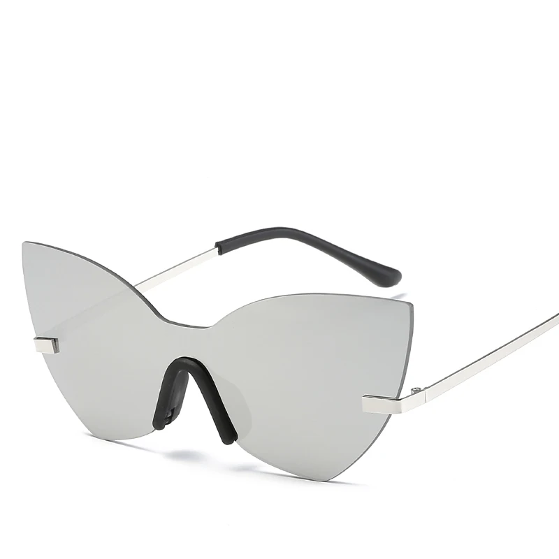 

Irregular Polygon Retro Vintage Geometric Rimless Sunglasses For Women Men