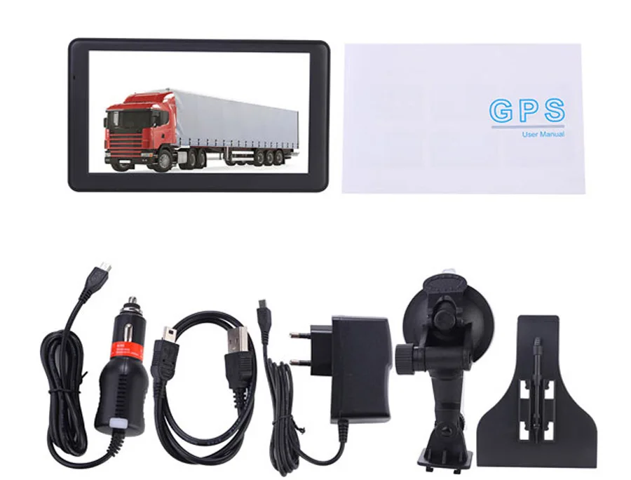 Truck SAT NAV GPS Navigation 7 inch Capacitive GPS Smart Voice Reminder 8 GB ROM 256 MB Global Navigation Satellite System