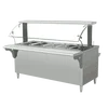 restaurant equipment kitchen work table Stainless Steel Bar Equipment Work Table Luxury bain marie