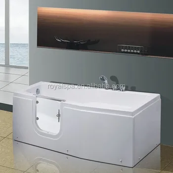 Acrylic Massage Walk In Bathtub With Glass Door Buy Portable