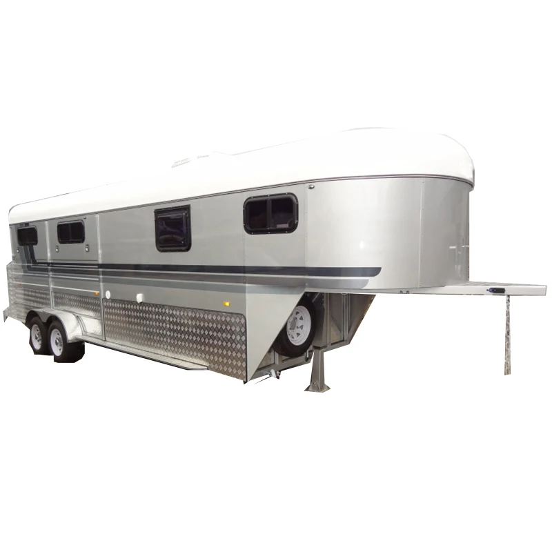 

Hot Sale Single Horse Trailer 3 Horse Trailer for Sale 4 Horse Gooseneck Trailer, Customized single horse trailer 3horse trailer for sale 4horse trailer