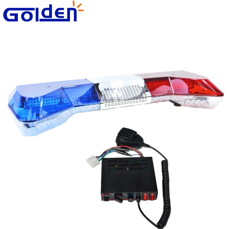 Factory Directly Ambulance Warning Strobe Light bar with siren for medical use