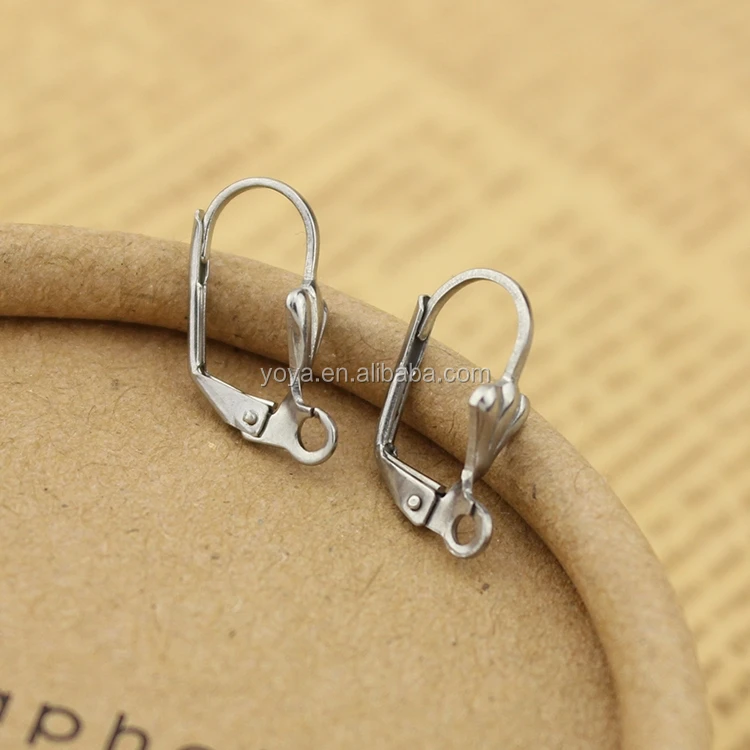 

S669 stainless steel earring hook fashion design earring finding for women