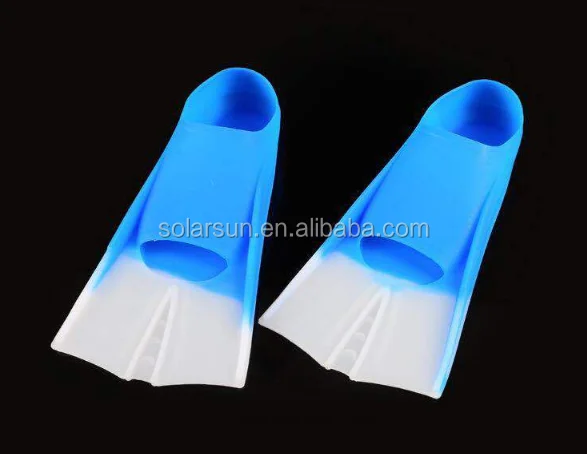 Custom Swim Fins Diving Snorkel Rubber Spearfishing Short Fins Silicone Mermaid Flipper For Kids And Adult