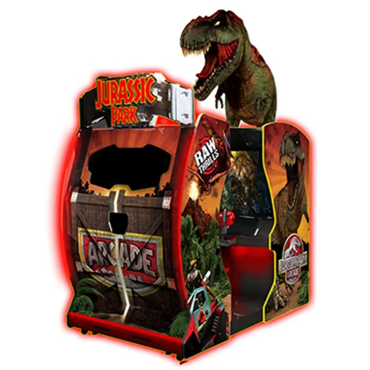 Jurassic Park 2 Pemain Simulator Shooting Mesin Arcade Permainan