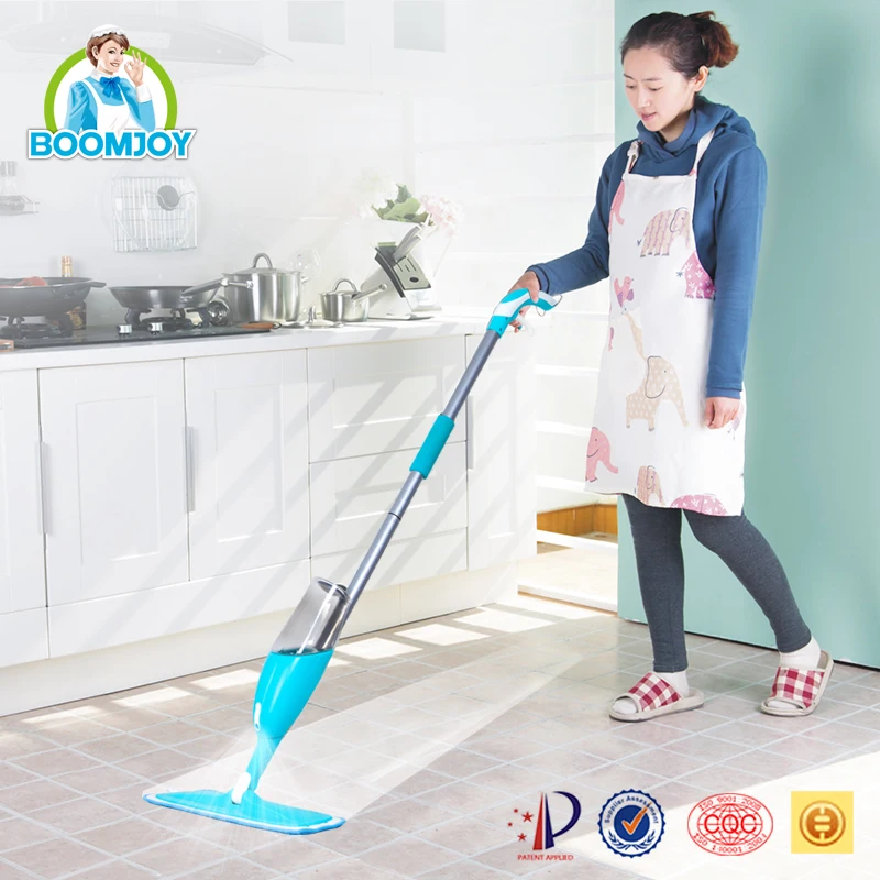 

BIG VOLUME EASY USE ECO-REFINED MOLECULAR MULTI-USAGES ADHESIVE MICROFIBER INSTANT ATOMIZATION SPRAY FLOOR MOP, White