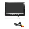 7 Inch Car Monitor With AV Inputs Car Headrest Monitor+ waterproof camera