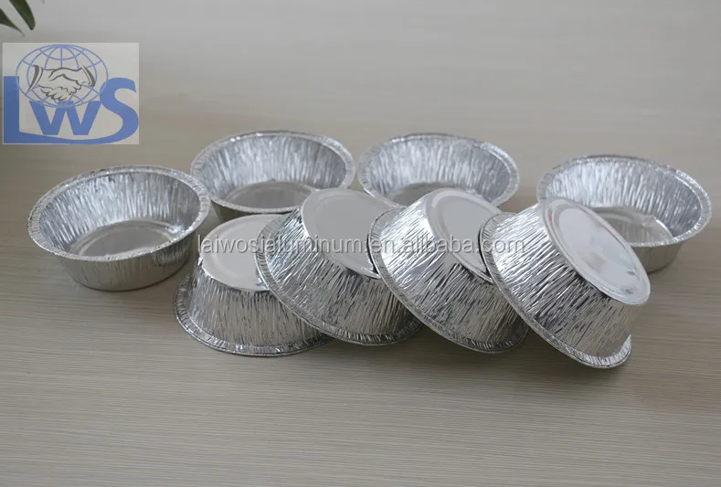 Round Aluminium Foil Baking Cups Disposable Cheesecake Pans Aluminum