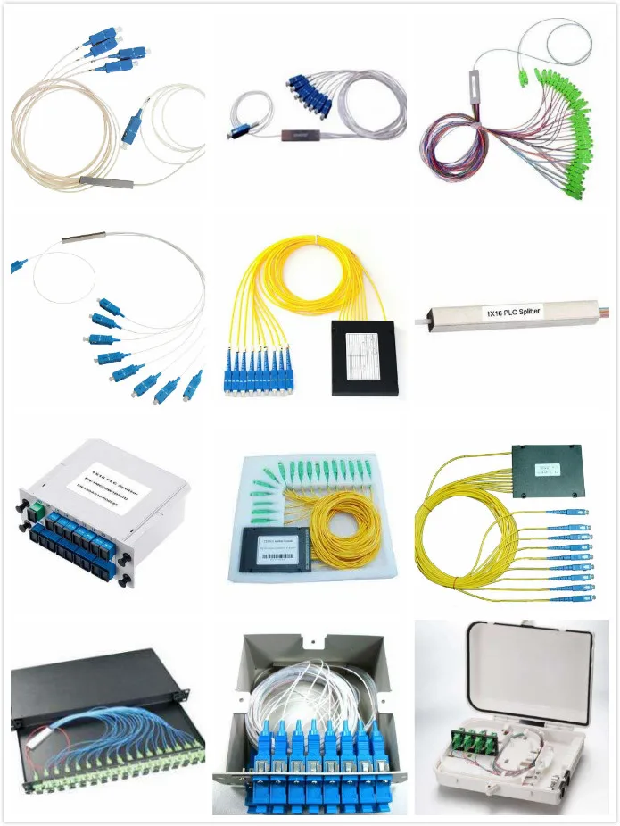 Big Promotion Factory Supply 1x2 1x4 1x8 1x16 1x32 1x64 PLC Splitter for CATV