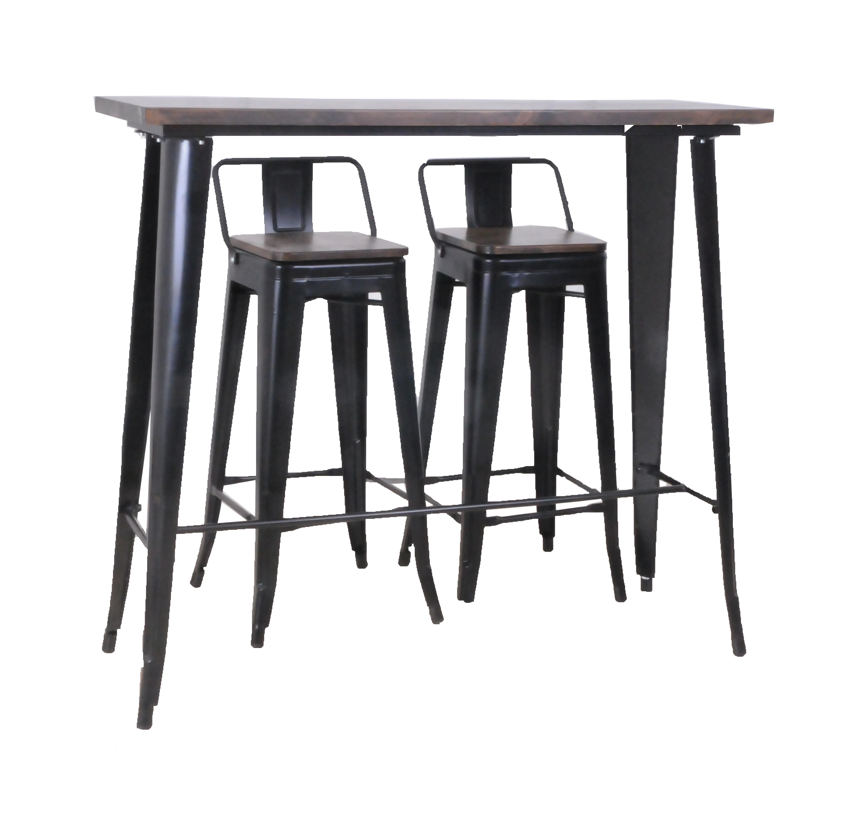 
Wholesale dining room furniture modern design metal table set fashion dining table and chair 