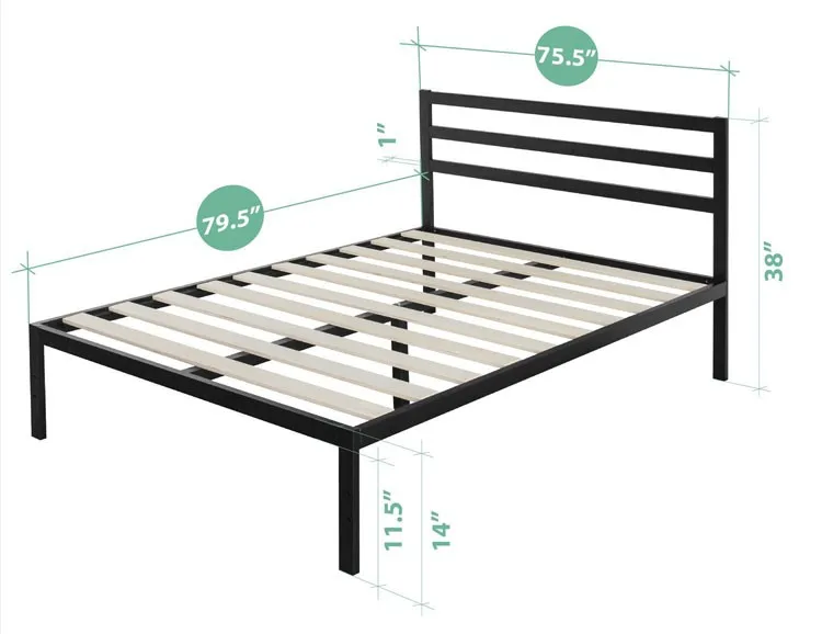 Square tube metal frame legs hotel metal bed frame, View hotel metal