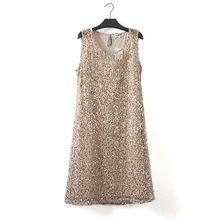 stretchable new fashion women summer dress sleeveless gray casual dresses wild plus size dress party evening elegant vestidos