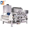 Sludge dewatering belt filter press machine with drum thickening system
