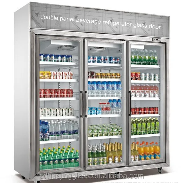 walk in cooler parts glass door High quality Customized Display Walk in Cooler Glass Door with ETL certification