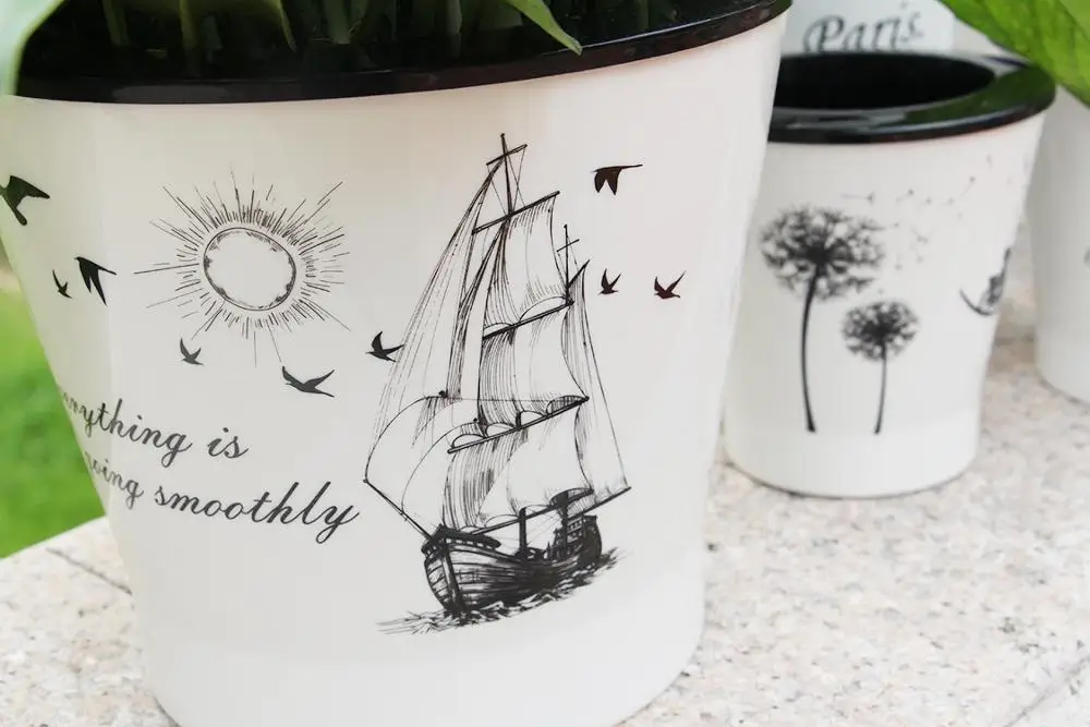 plastic plant pot