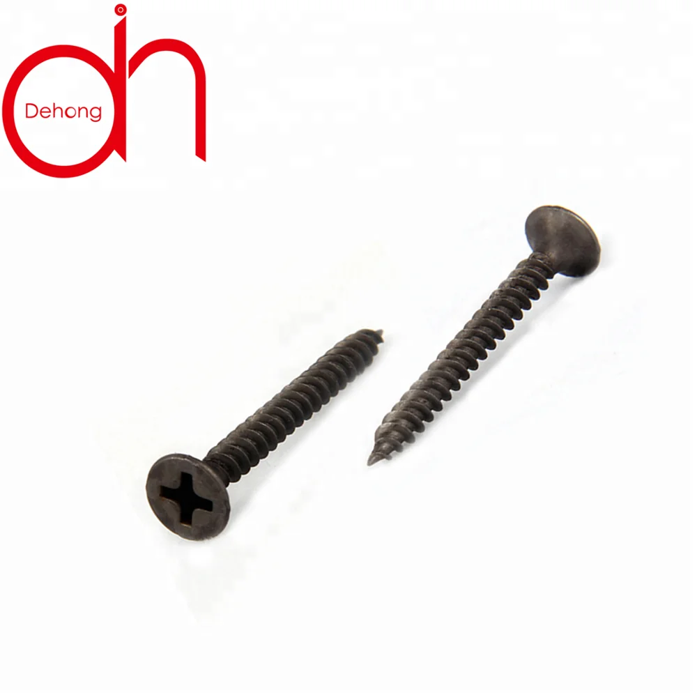 
Household cross-head steel black collated drywall screw for retail industry 