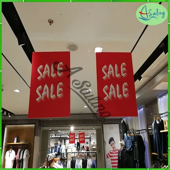 Ceiling Advertising Hang Banner Promotional Hang Banner Display