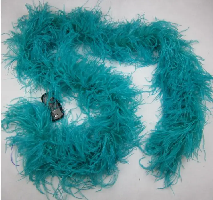 Boa De Plumas De Turquía Marabú Chandelle De Avestruz Natural Banquete