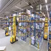 Very narrow aisle pallet racking with high height