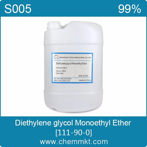 Diethylene Glycol Monoethyl Ether 2 2 Ethoxyethoxy Ethanol Cas 111 90 0 Buy 2 2 Ethoxyethoxy Ethanol Diethylene Glycol Monoethyl Ether Cas 111 90 0 Product On Alibaba Com