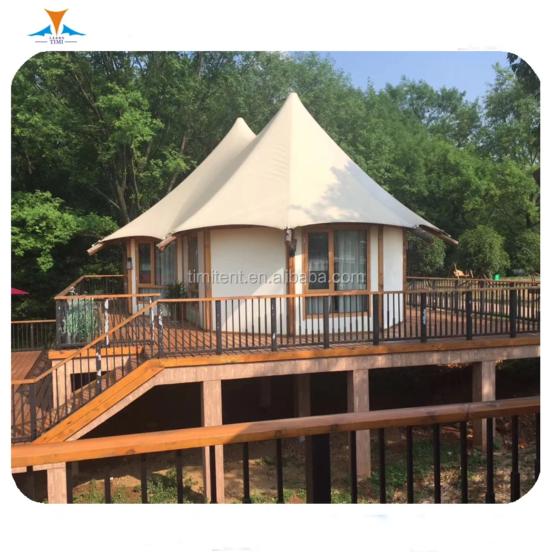 Prefab Easy Install Home Luxury Light Steel Structure Glamping Tent Safari Villa House Tents View Glamping Tent Safari Timi Product Details From Guangzhou Timi Membrane Structure Co Ltd On Alibaba Com