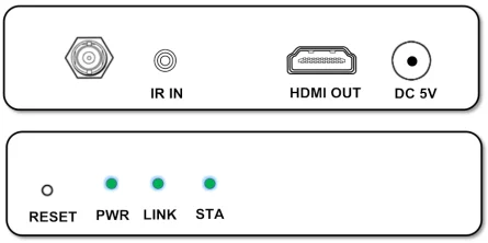 Pway Wireless Hdmi Extender Up To 50m Transmitter And Receiver With Ir