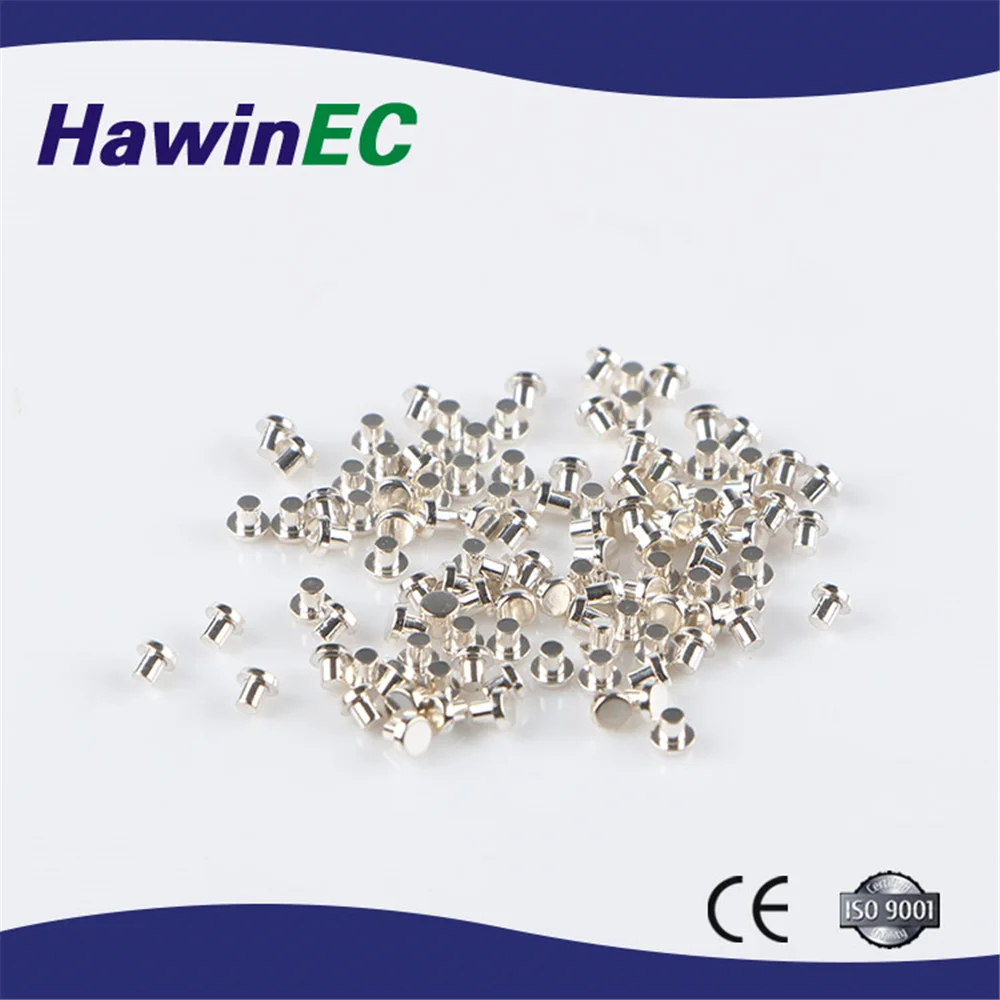 alloy agni10/cu bimetal silver contact rivets