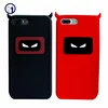 Little devil cute Cartoon silicon Phonecases, Smart Cell Phone Case, OEM Silicone Mobile Phone Case for iPhone