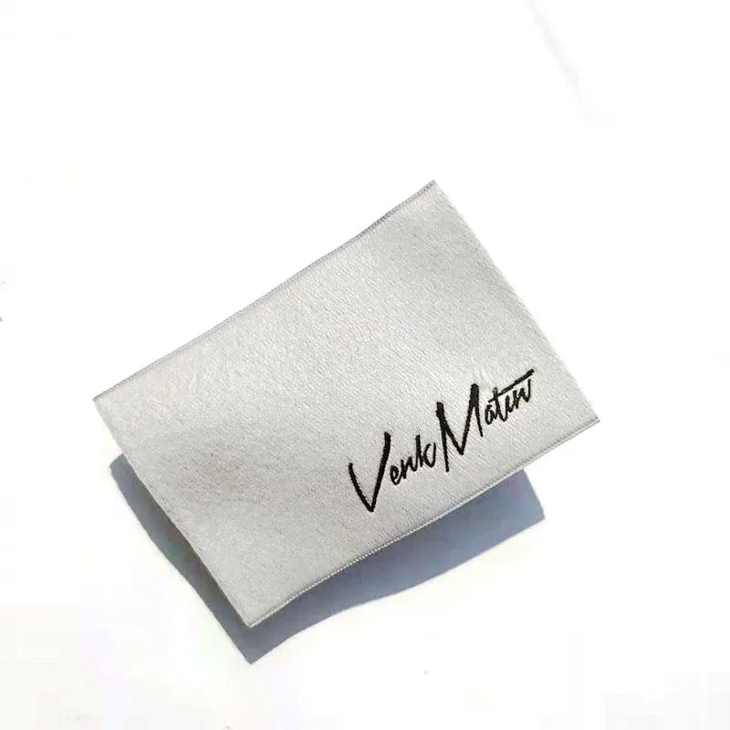 

Custom Soft Baby Garment High Quality White Shirt Tag Woven Labels Tags for Clothing