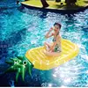 plastic inflatable floating mat ,pvc pineapple pool floats, square water floating row