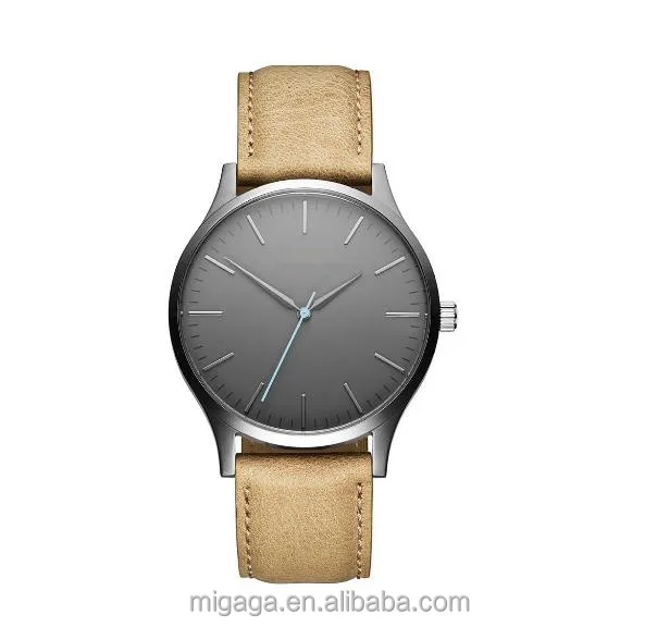 

Top Brand Luxury Chronograph Wrist Watch Leather Strap Water Resistant Watch for Men