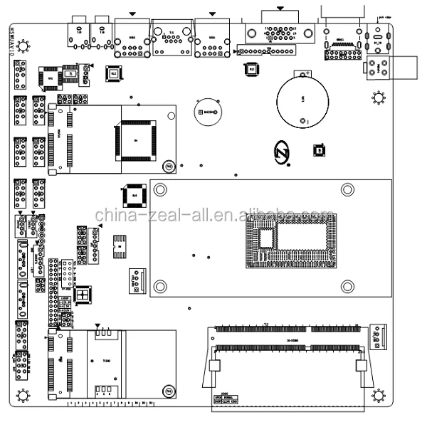 Custom Mini Itx Motherboard 12v Dc Input Ddr3 Tablet Computer