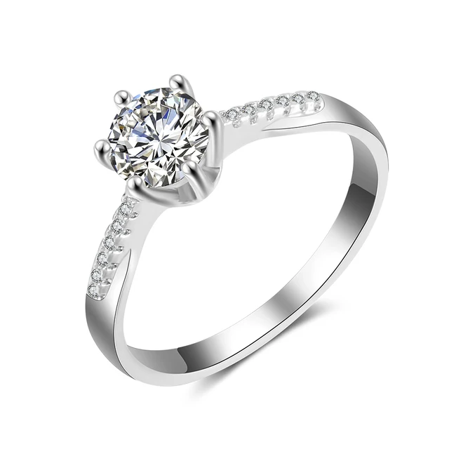 China Diamond Engagement Ring Manufacturers Products Find Price 1 Carat Diamond Engagement Ring Gold Wedding Jewelry Women