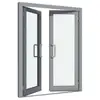 Ventilate and Privacy Bathroom Swing Window /Double Glazed Window