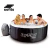 Bestway 54123 round Lay Z spa hot tub Miami portable hot spa heated tub