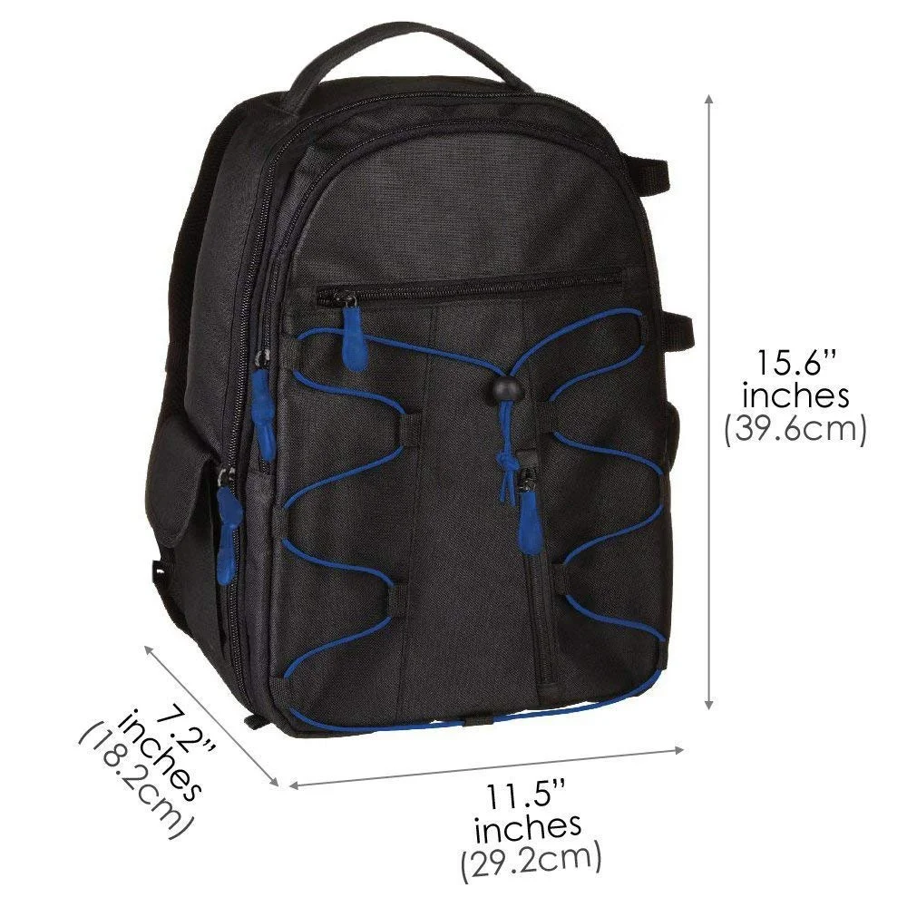 
Professional DSLR Camera Backpack with Rain Cover for Canon Nikon Sony Olympus Samsung Panasonic Pentax Models 