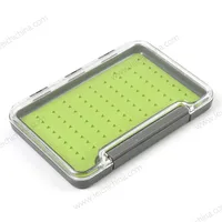 

Waterproof slim fishing silicone insert fly box