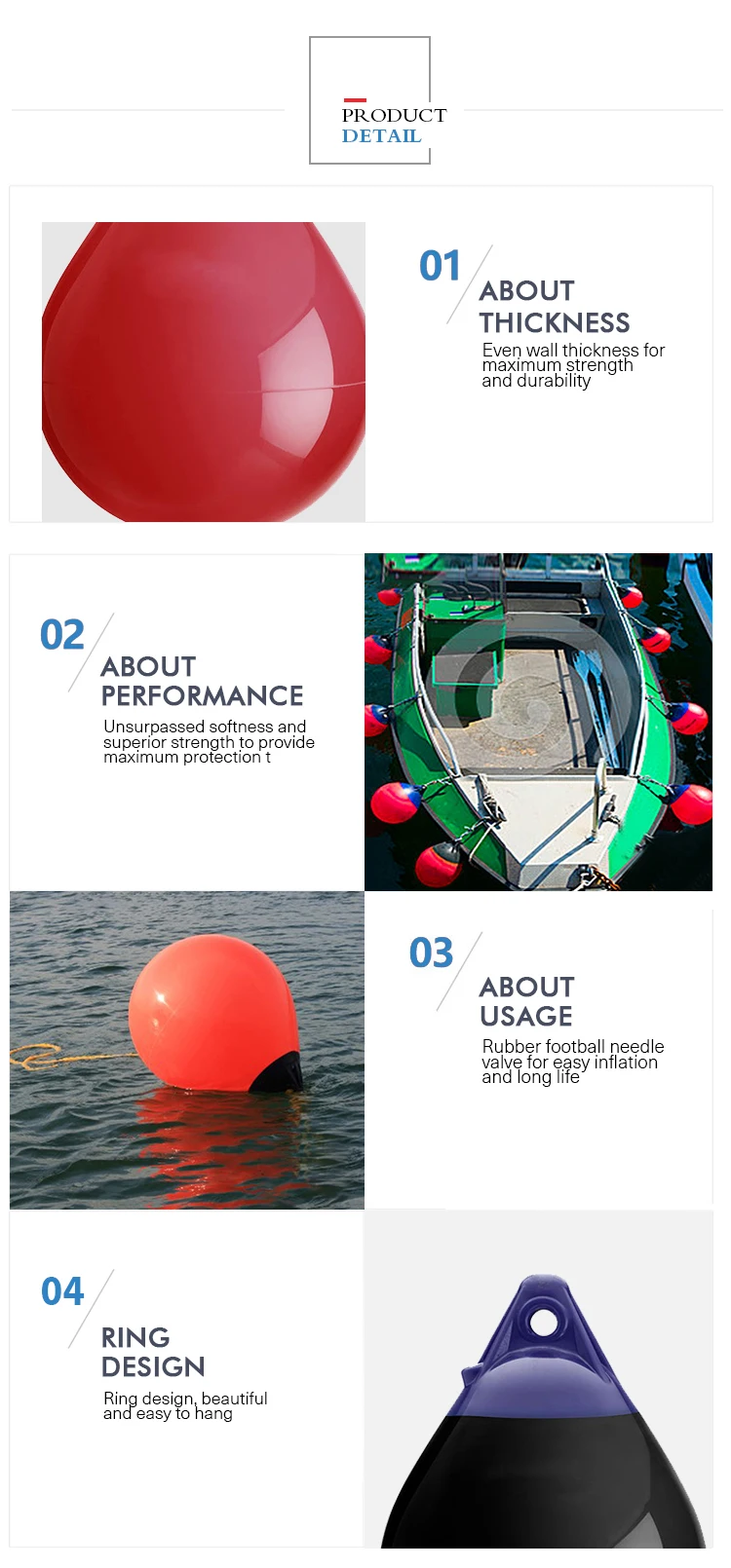 Hot sale floating buoy float boat fenders