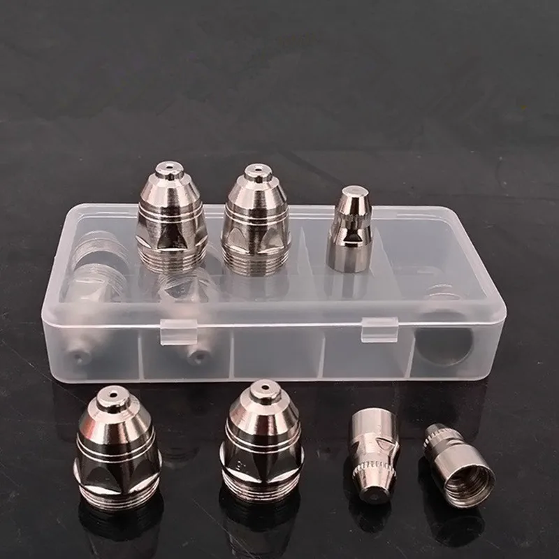 Plasma cutting nozzle and electrode used for P80 plasma cutting torch