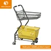 Stable structure shopping cart trolley/kids supermarket cart/baby shopping cart cover with seat